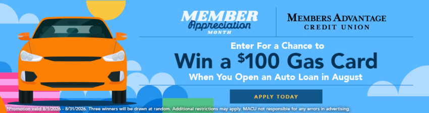Auto Drawing for Member Appreciation Month