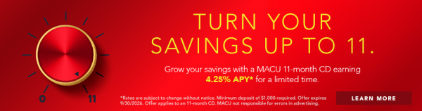 Turn Your CD Savings Up To 11